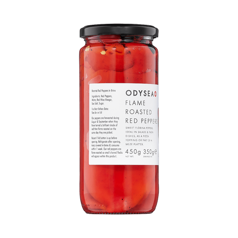 jar of peppers on white background