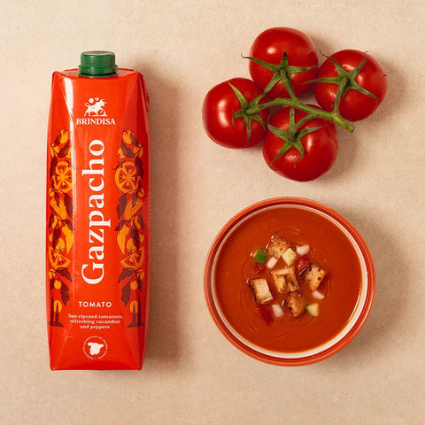 bindisa tomato gazpacho 1L poured out 