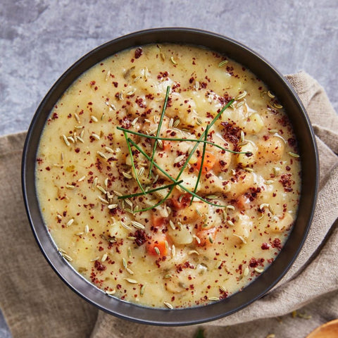 Zuppe - Chicken and Country Vegetables Soup with Butter beans 1l - prepared in a bowel 