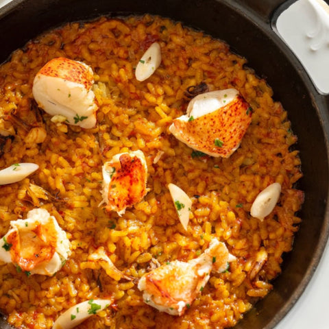 iberica foods bomba rice prepared as paella