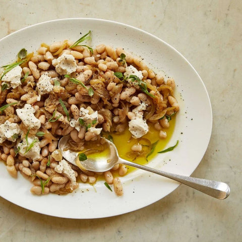 nettle haverstock white macadamia cheese vegan with beans