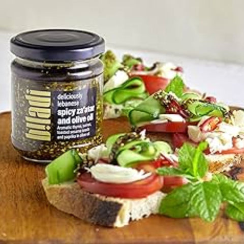 biladi lebanese spreads zaatar and Olive Oil X 175g on toast
