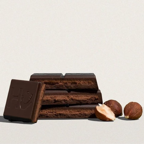hu kitchen hazelnut butter dark chocolate - 60g cut up 