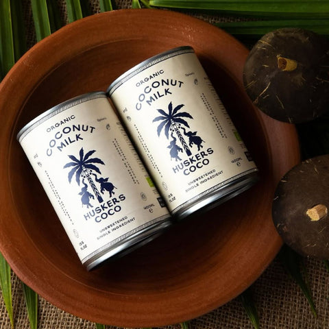 huskers coco coconut milk - 400ml