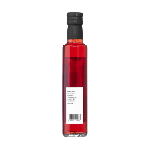 bottle of vinegar on white background