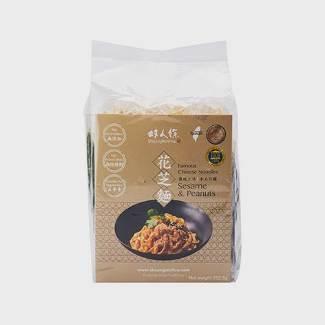 Package of Shuang Ren Hsu Noodles - Sesame and Peanuts 352g