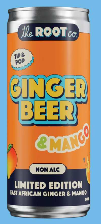The Root Co Mango Ginger Beer 330ml