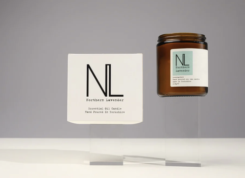 Northern Lavender - Lemongrass Coconut Wax Candle Small