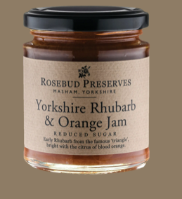 Rosebud Preserves Yorkshire Rhubarb & Orange Jam 227g