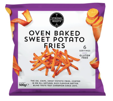 Strong Roots Sweet Potato Fries 500g