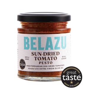 one jar of belazu sundried tomato pesto