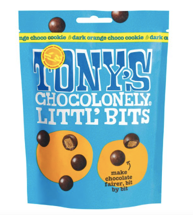 Tony Chocolonely Littl Bits Mix - Dark Orange Choco Cookie 100g