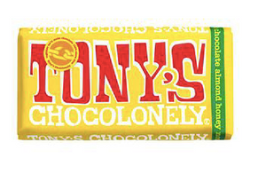 Tony Chocolonely Chocolate Milk Almond Honey Nougat (Yellow)