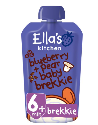 ella's kitchen baby brekkie blueberry & pear