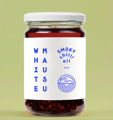 white mausu smoky chilli oil 240g