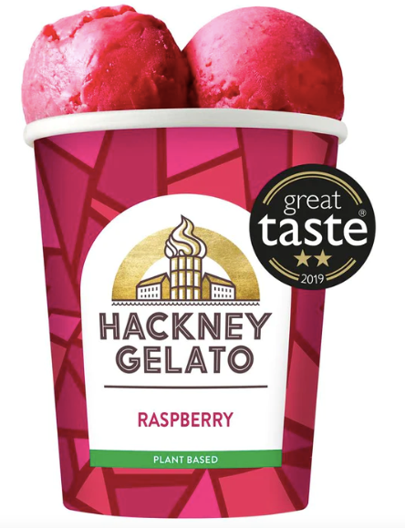 Raspberry Vegan Sorbet: Hackney Gelato - 460ml