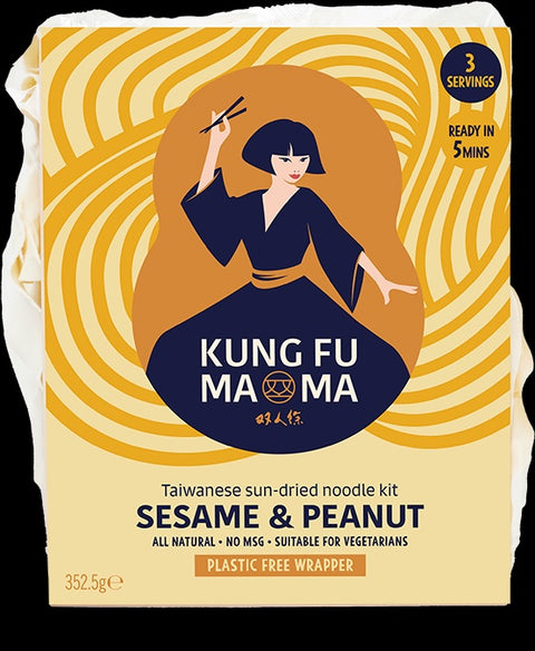 Kung Fu Mama Sesame and Peanut Noodles