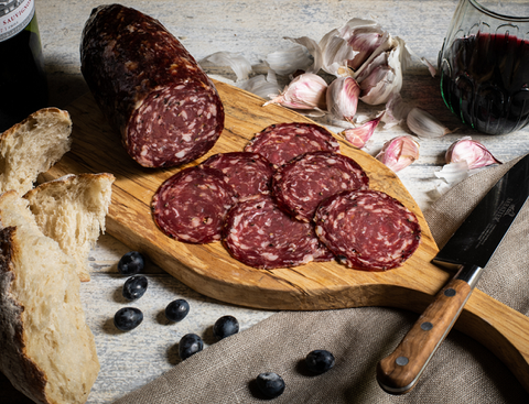 The Real Cure - Sloe and Garlic Venison Salami 55g