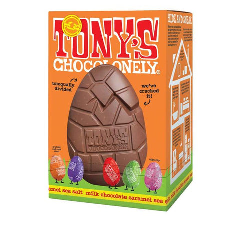 Tony's Large Sea Salt Caramel Easter Egg with Mini Eggs 242g