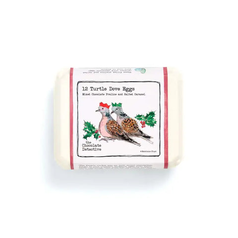 The Chocolate Detective - 12 Turtle Dove Eggs 150g