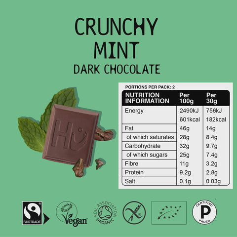 Hu Kitchen Crunchy Mint Dark Chocolate 60g