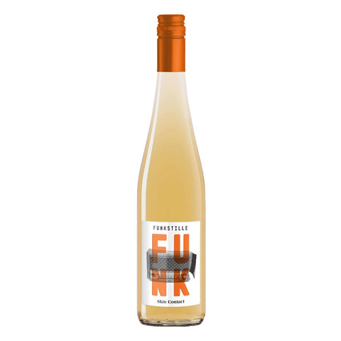 glass bottles of orange skin contact wine austria