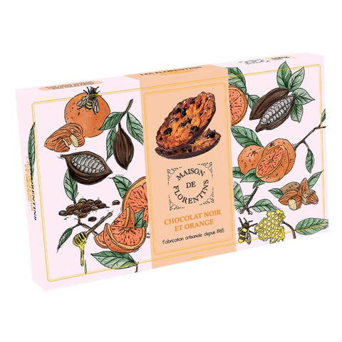 Maison De Florentins - Dark Chocolate & Orange Florentines - 100g
