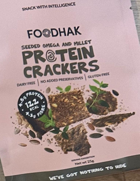 Seeded Omega and Millet Crackers 100g: Foodhak