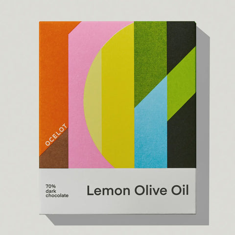 Ocelot - Lemon Olive Oil Organic 70% dark chocolate 70g