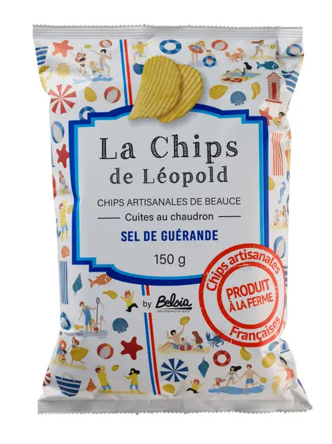 Packet of french crisps flavoured with sel de guerande
