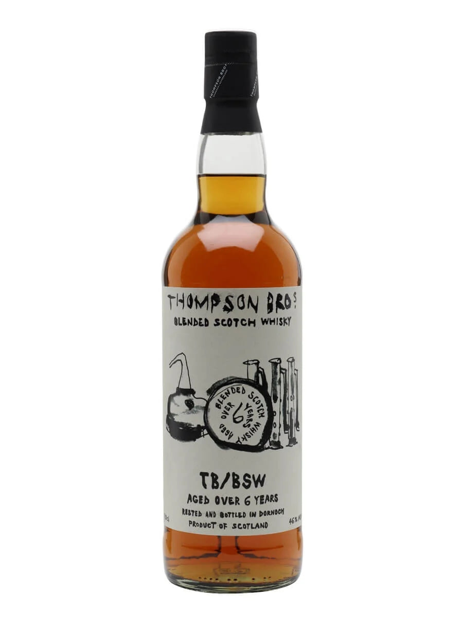 Thompson Bros - Blended Scotch Whisky, Aged Over 6 Years Old, 70CL, 46% ABV
