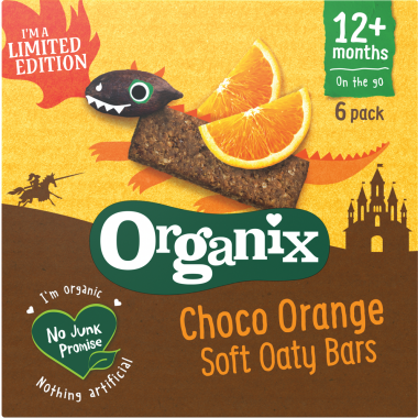 Organix Organic Baby Oaty Bars - Lim Edition Choco Orange (6x30g) X 6 X 180g