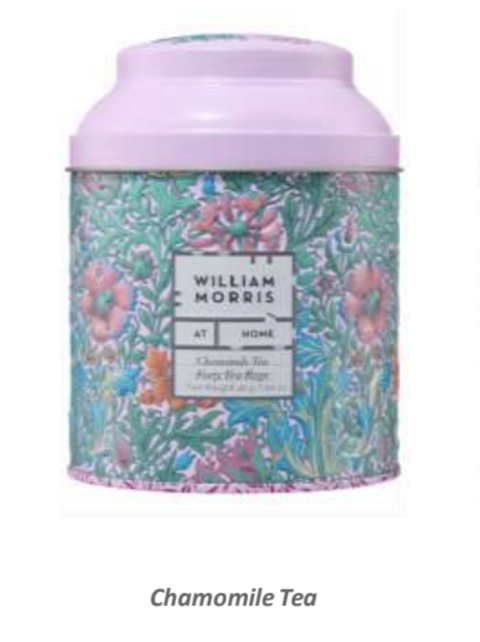 William Morris Tea  Tins - Chamomile 40 Teabags
