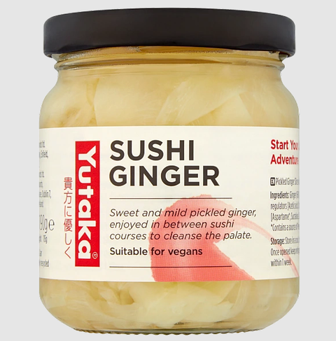 yutaka sushi ginger 190g 