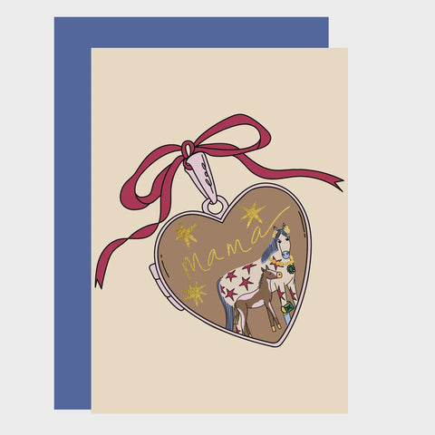Cards - Mother's Day - Mama Locket, For Mum, For Her Cards
