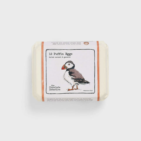 The Chocolate Detective - 12 Puffin Eggs 150g