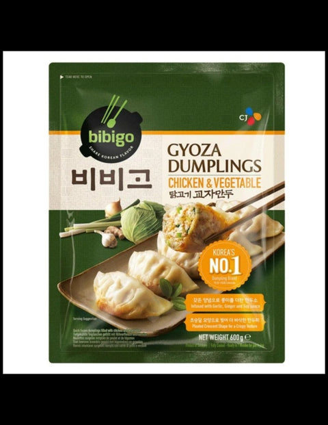 CJ Bibigo Chicken and Vegetable Gyoza 600g - Collection Only