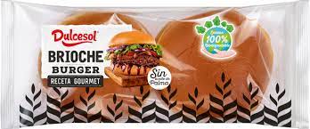 Dulcesol Brioche Burger Buns Plain