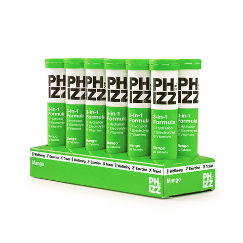 phizz 3 in 1 vitamin tablets mango 20 X 4.5g