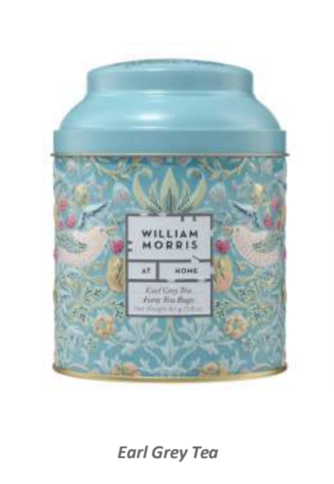 William Morris Tea  Tins - Earl Grey 40 Teabags