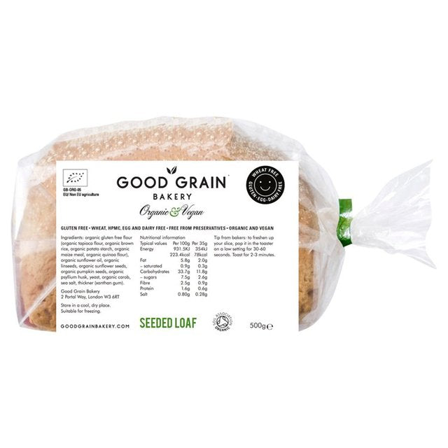 Organic Gluten Free Seeded Sourdough 500g - WEEKEND COLLECTION ONLY