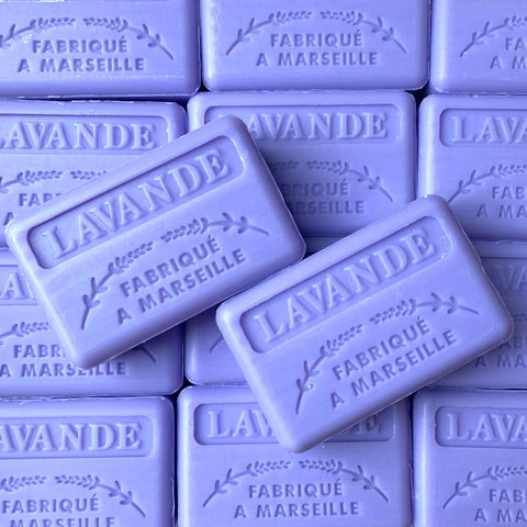 Marseille Soap with Organic Olive Oil Lavender Scent