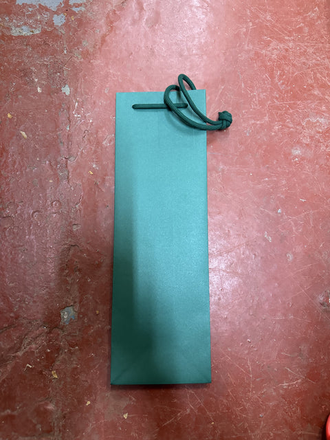 Green :Wine Gift Bag Single