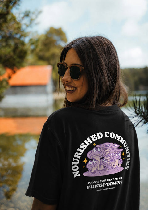 Nourished Communities, Fungi-Town T-Shirt