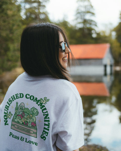 Nourished Communities, Peas & Love T-Shirt