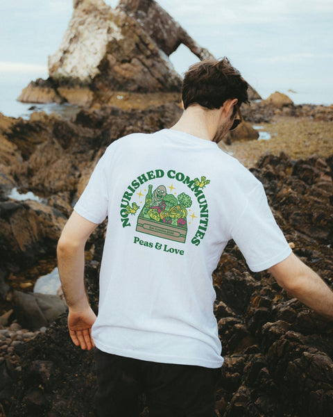 Nourished Communities, Peas & Love T-Shirt