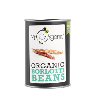 Mr Organic Borlotti Beans, 400g
