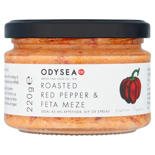 Odysea Red Pepper & Feta Meze 220g