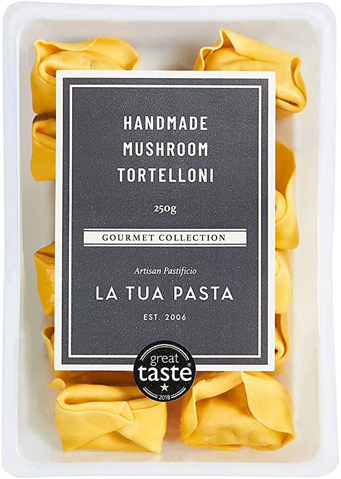 La Tua Pasta Tortelloni Mushroom 250g (Fresh Filled Egg Pasta)