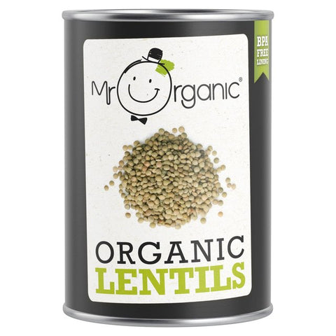 mr organic lentils 400g